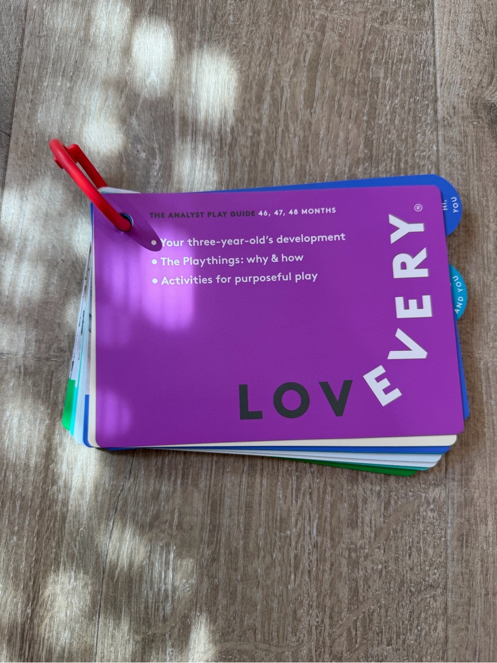 Lovevery Play Guide for age 46, 47, and 48 months from the Montessori Play Kits